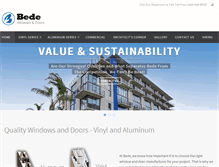 Tablet Screenshot of bedewindows.com
